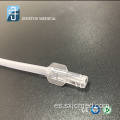 Catéter de PVC Nelaton con conector luer